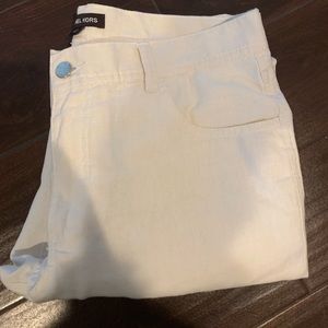 Men’s Michael Kors linen/cotton white pants, 32